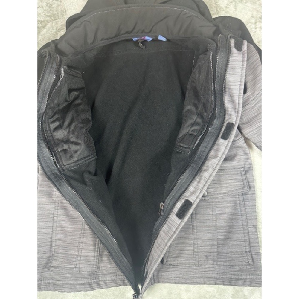 CB Sports Jacket Men's S Hooded Full Zip Fleece Lined Softshell Outdoors‎ - Picture 7 of 13